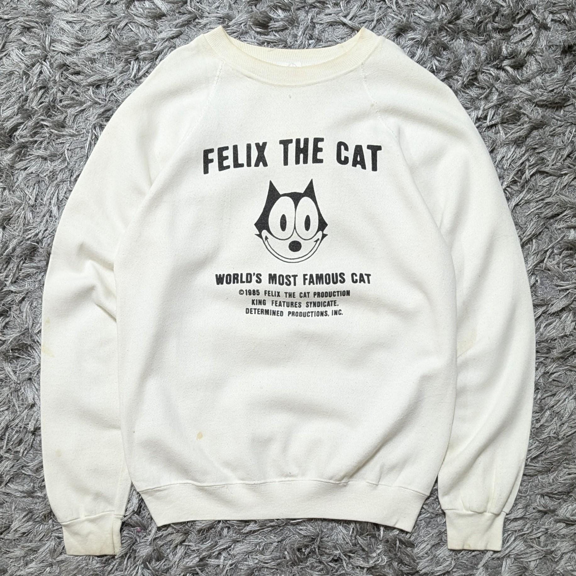 Felix Cat Sweatshirt Etsy
