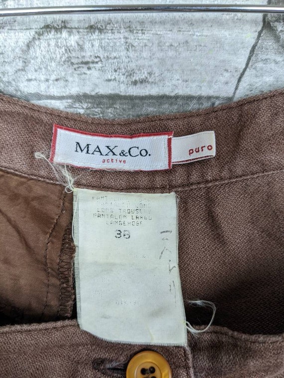 Vintage 90s Max And Co Casual Pants Max Mara Labe… - image 7