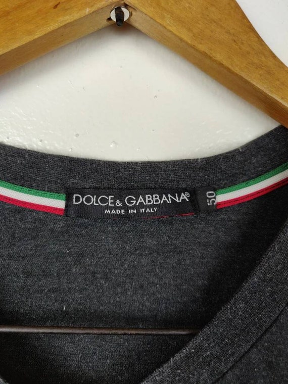 90s Dolce and Gabbana T Shirt Vintage D&G Italy S… - image 2