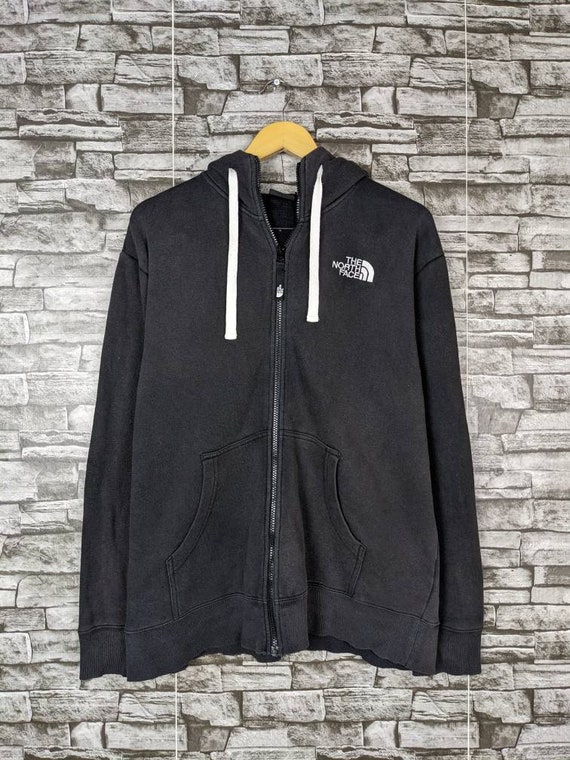 Vintage 90s the North Face Hoodie Jumper Winterwear Big Logo Plain
