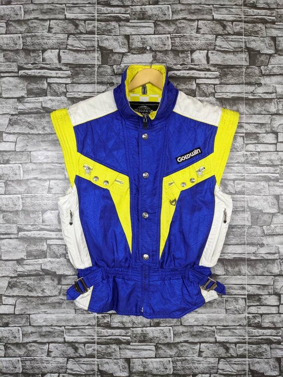 Vintage 90s Goldwin Competition Ski Jacket Winter Coat Outerwear