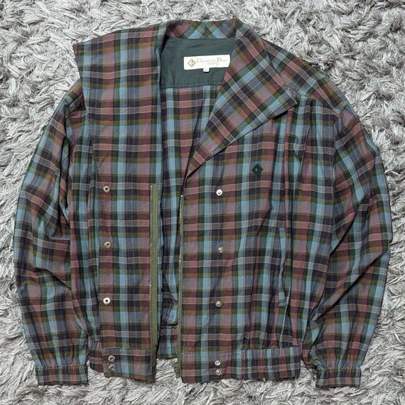 Christian Dior　sport　90’ ディオール 90s Christian Dior SPORTS Multi Border Sleeve Cotton Knit