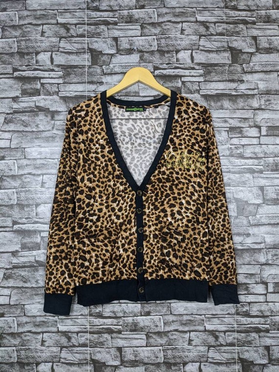 Leopard print light jacket top