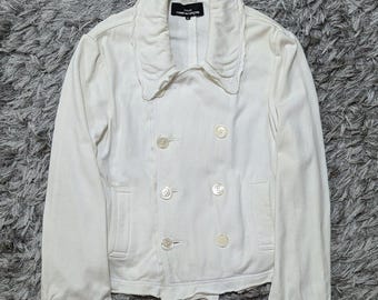 Comme Des Garcons Cropped Cotton Jacket, S/S 2003 Rei Kawakubo Runway