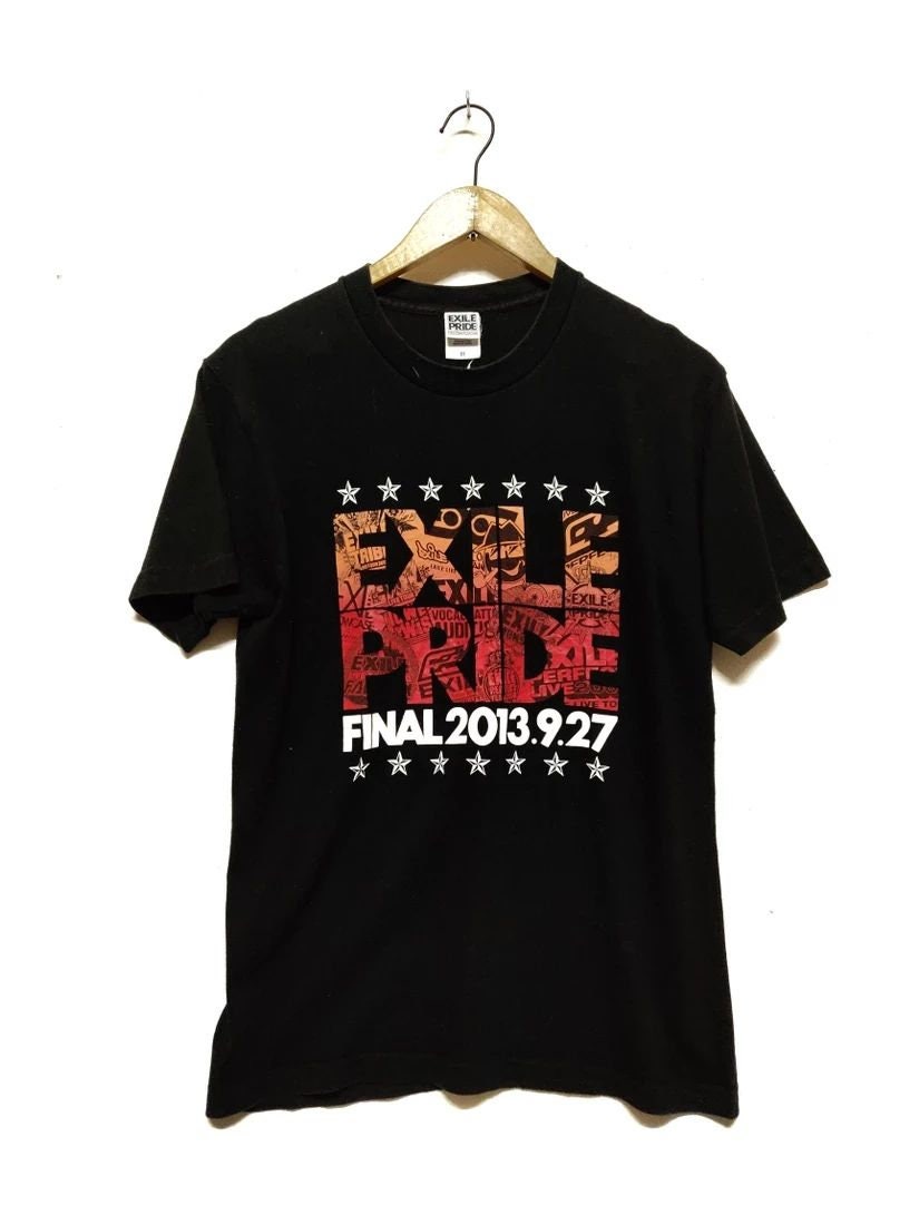 Vintage Japanese Brand Band Tees EXILE Live Tour 2013 exile Pride