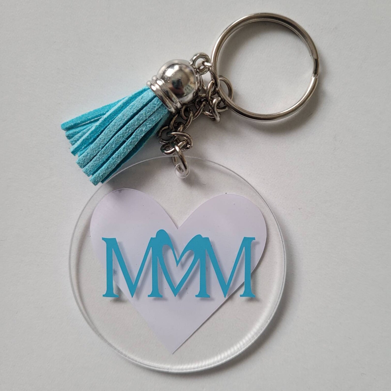 Round Acrylic Keychain MOM Keychain Acrylic Etsy