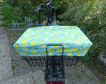 Bicycle basket cover, rain cover for bicycle basket, bicycle basket cover, bicycle basket protector, bicycle basket cover