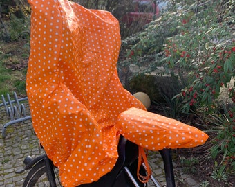 Regenschutz für Fahrradsitz