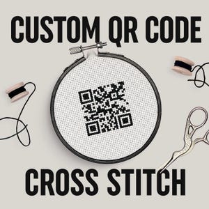 Custom QR code Cross Stitch