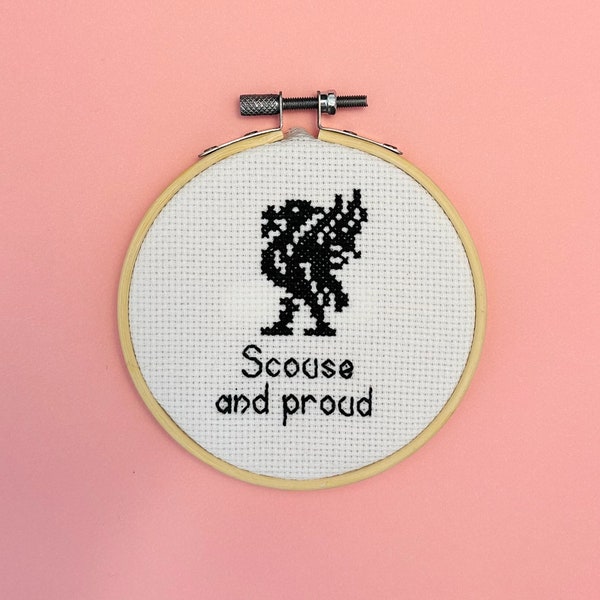 Scouse and proud Runcorn Cross Stitch