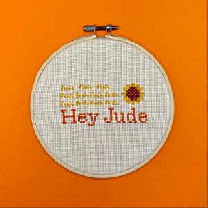 Hey Jude Cross Stitch The Bealtes Band Lyrics