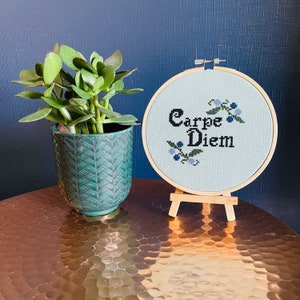 Carpe Diem Cross Stitch