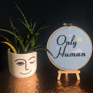 Only Human Cross Stitch