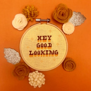 Hey Good Looking Cross Stitch PDF Pattern Download