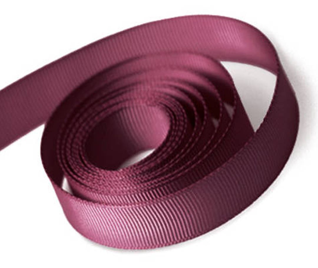 Burgundy Grosgrain Ribbon - Etsy