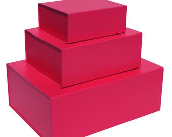 Pink Magnetic Gift Boxes available in 2 box sizes