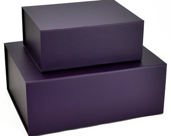 Damson Magnetic Gift Boxes in size 160x80x200mm