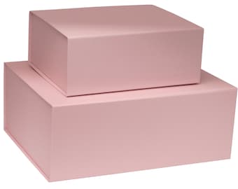 Baby Pink Magnetic Gift Boxes available in 2 box sizes