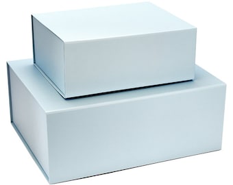 Baby Blue Magnetic Gift Boxes in 2 sizes