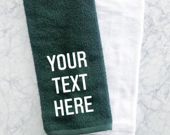 Personalized Embroidered Golf Towel | Custom Gift | Golf Towel | Gift for Him |  Father's Day Gift