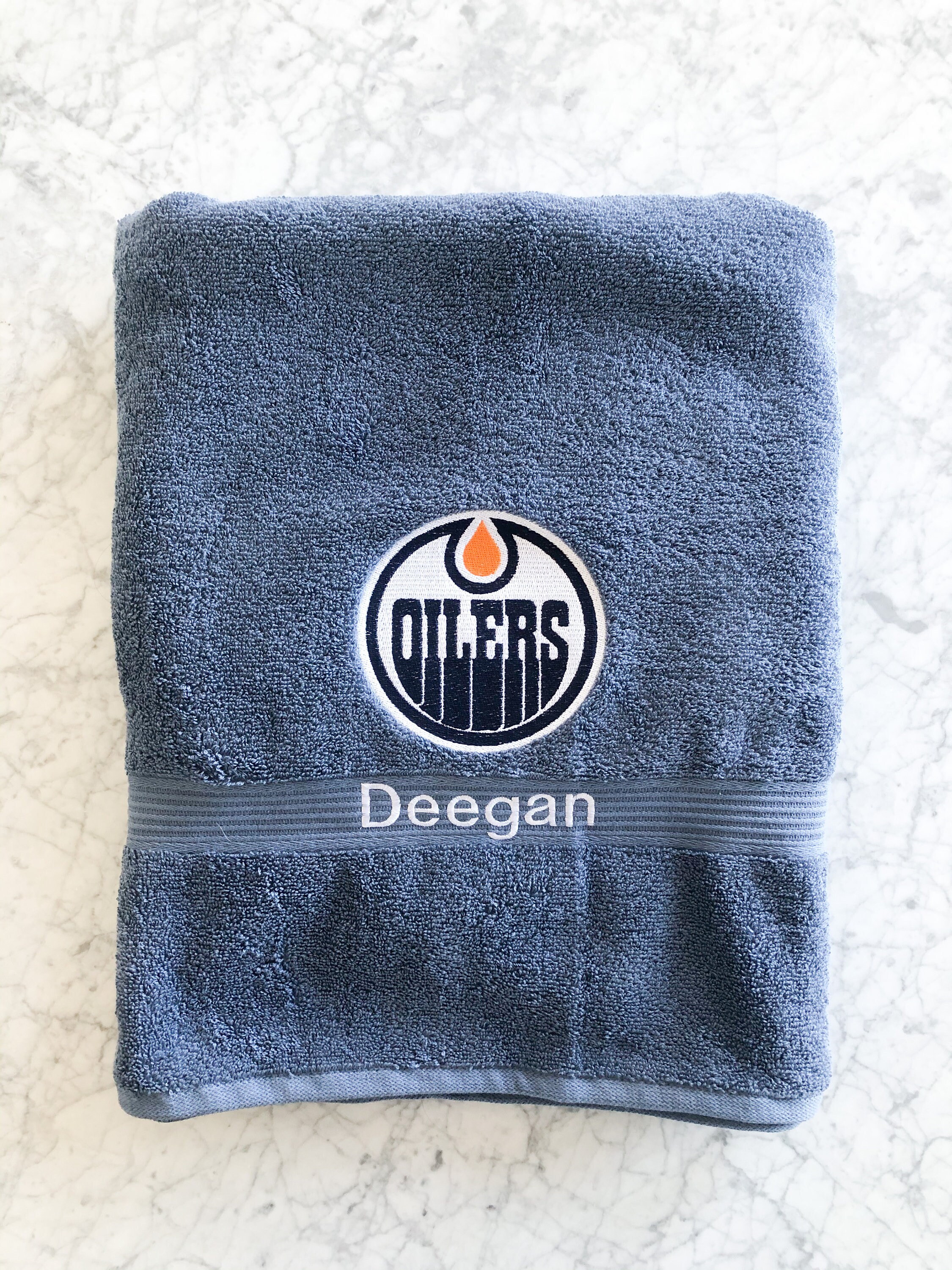 Sports Team Bath Towel Custom Embroidered Bath Towel Bath Etsy