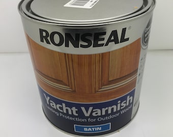 Yacht Varnish Ronseal 2.5 Litres Exterior Satin Finish