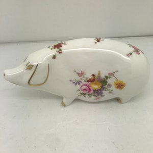 Royal Crown Derby Pig - Etsy UK