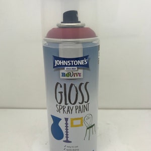 Spray Paint Claret Red Gloss revive quick drying weather resistant Johnstone's Special Offer