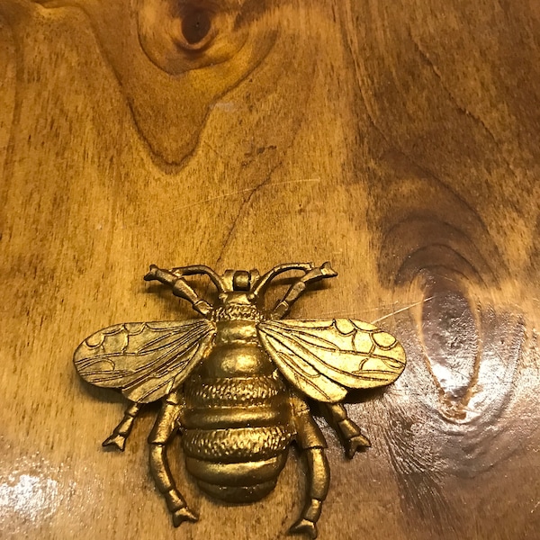 Door Knocker Brass Bumble Bee Ring Finishes Available Brass