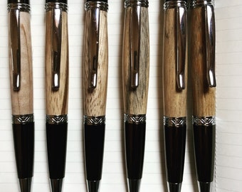Wall Street Wood Turned Pen