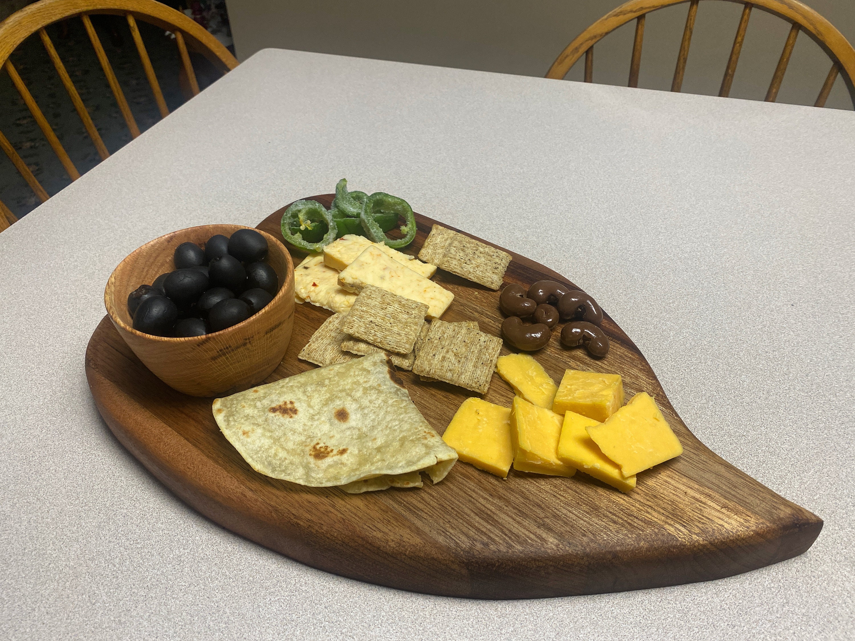 Heart Shaped Charcuterie Board Cheese Tray Serving Board Made in