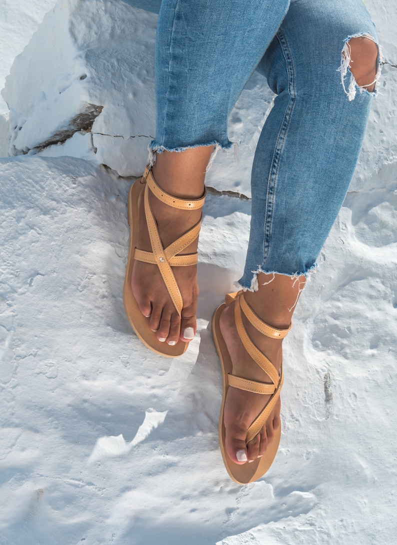 david jones gold sandals