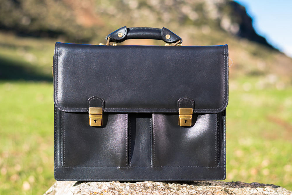 mens leather business bags