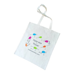 Pilates On The Move Cotton Tote Bag