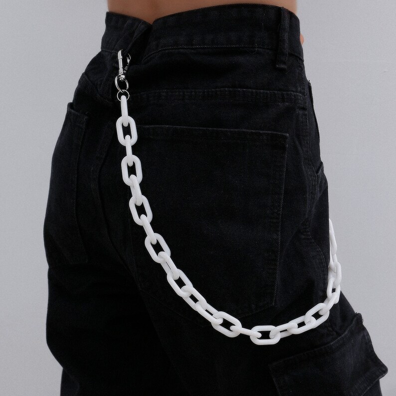 Trendy Acrylic Trouser Chain Etsy