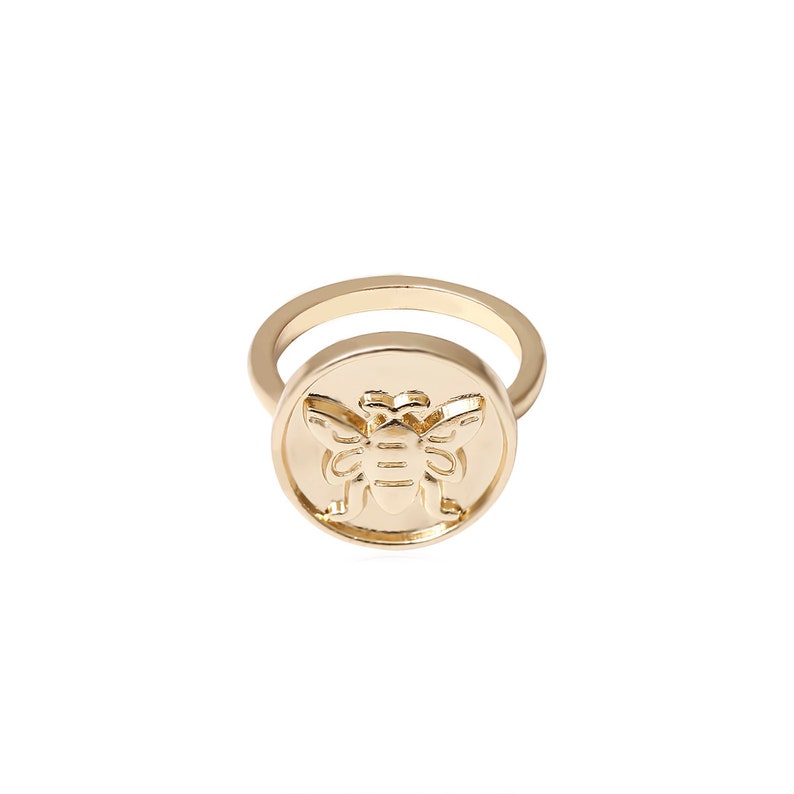 Boho Gold Tone 9 Pieces Ring Set