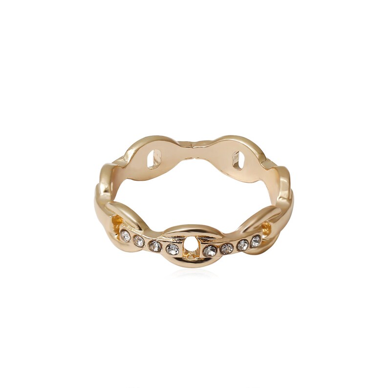 Boho Gold Tone 9 Pieces Ring Set