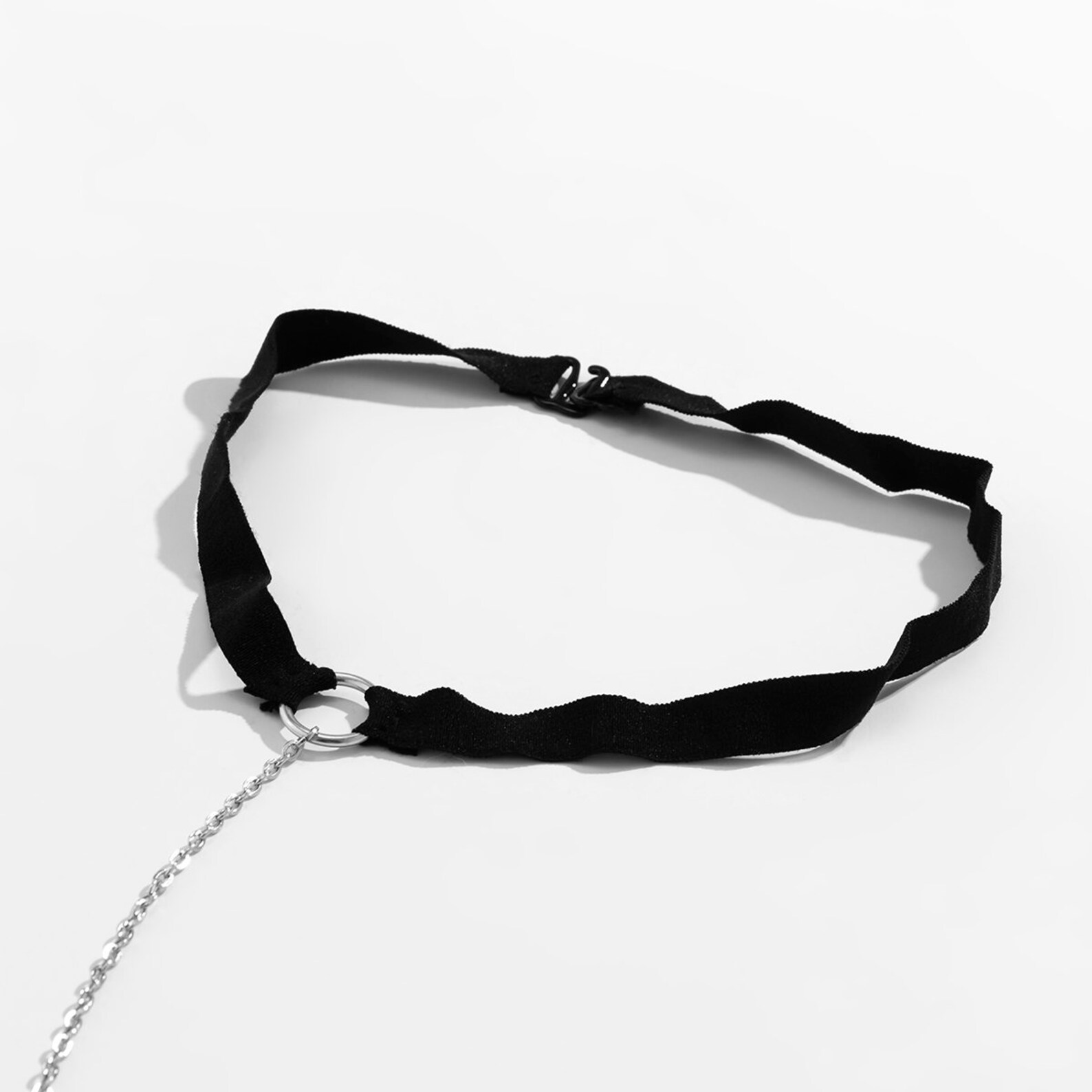 Minimalist Elastic Band Body Chain Necklace Etsy