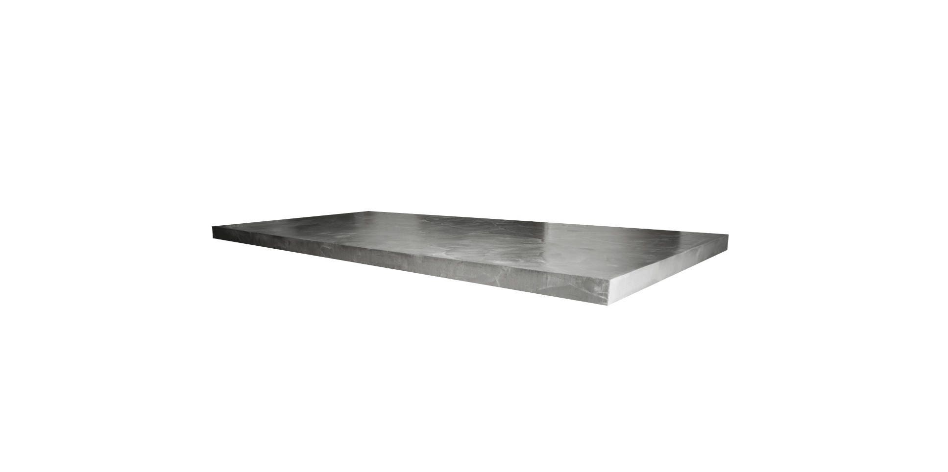 Plateau béton ciré sur mesure - table - bureau - ilot - plan de travail