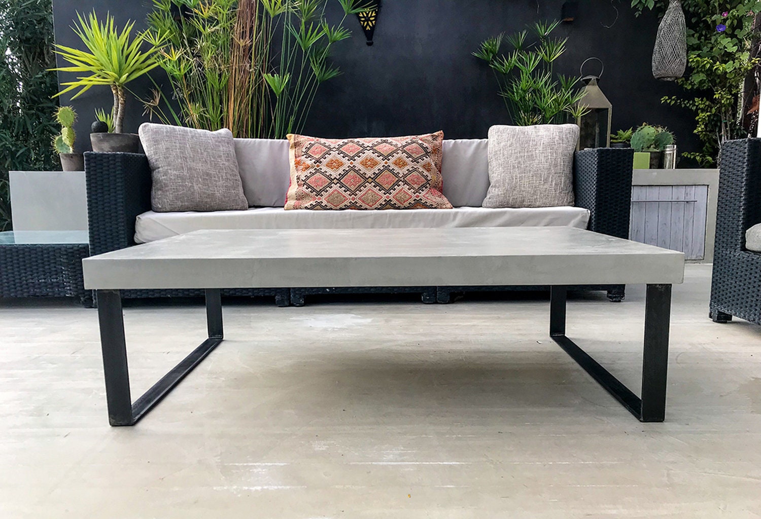 Table Basse Béton Ciré