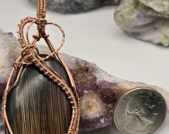 Witchfire Horizon Labradorite Pendant - Handcrafted