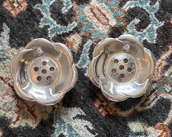 Vintage DANSK Flower Frogs by Gunnar Cyren, Mid Century Modern Floral Arrangers (Set)