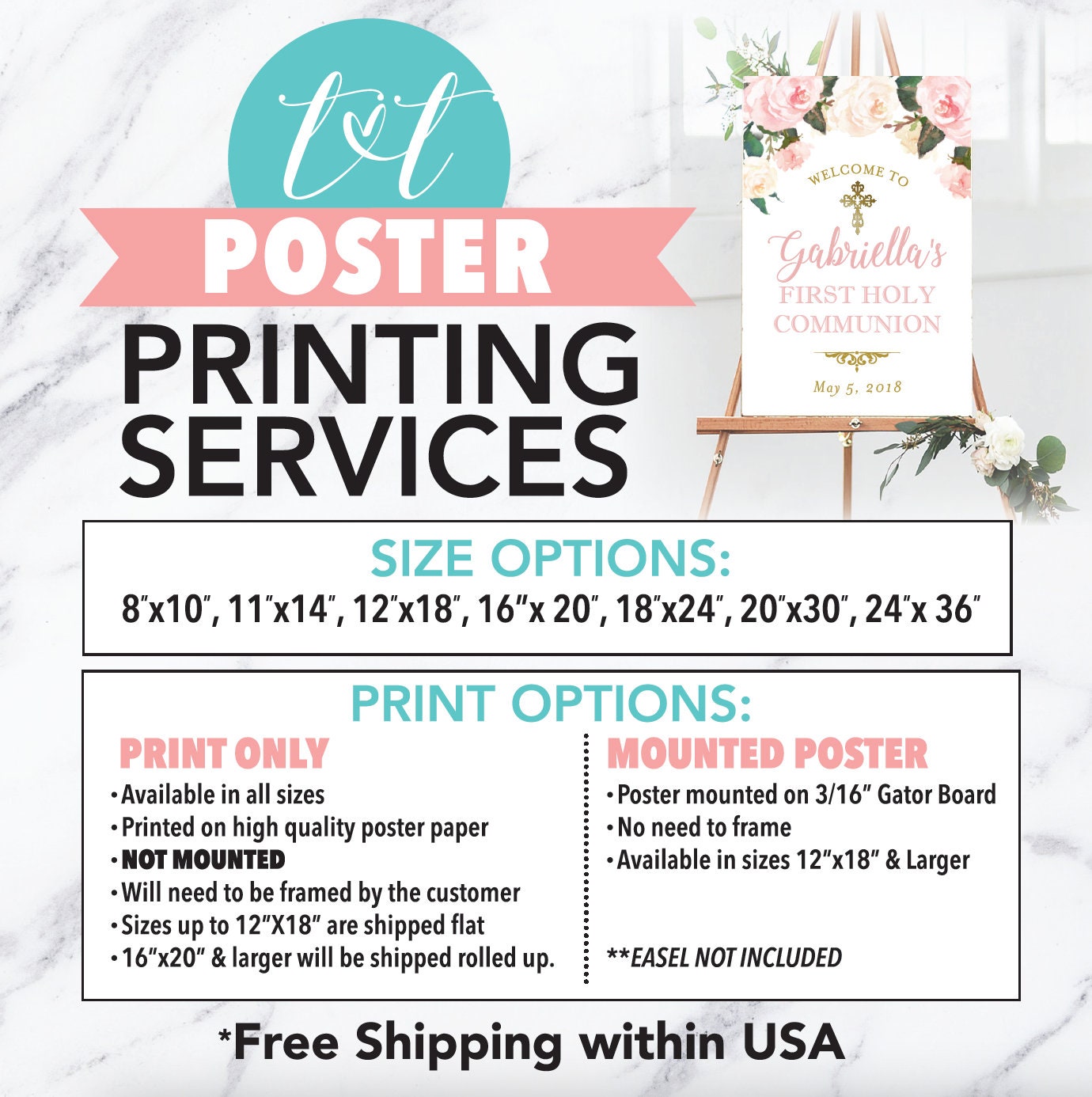 Poster printing services deals
