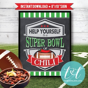 Super Bowl Game Day Chili Bar - Happiness is Homemade