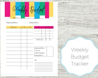simplified budgeting bundle budgeting tool family budget etsy