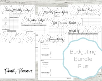 Simplified Budgeting Bundle | Budgeting Tool | Family Budget | Budget Planner | Budget Printable | Family Finances | Finance Planner