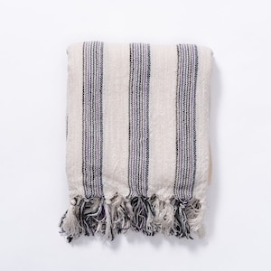 Thin Striped Bath Towel Set, Natural Beach Blanket, Lightweight Turkish Towel, French Style Linen Towel, Luxury Pool Throw, Gift for Mom