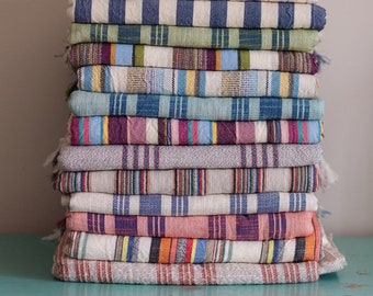 Linen Cotton Turkish Towel Set, Boho Beach Blanket, Picnic Throw Blanket, Striped Table Cloth, Lightweight Peshtemal, Housewarming Gift