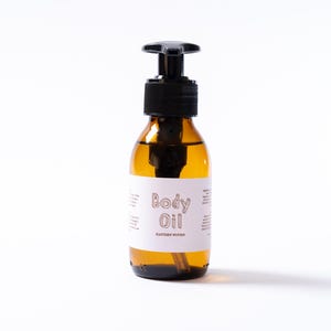 Natural Handcrafted Body Oil, All Over Body, Skin Care, Handmade Body Oil, Silky Skin Moisturizer, Herbs Infused Body Oil, %100 Herbal