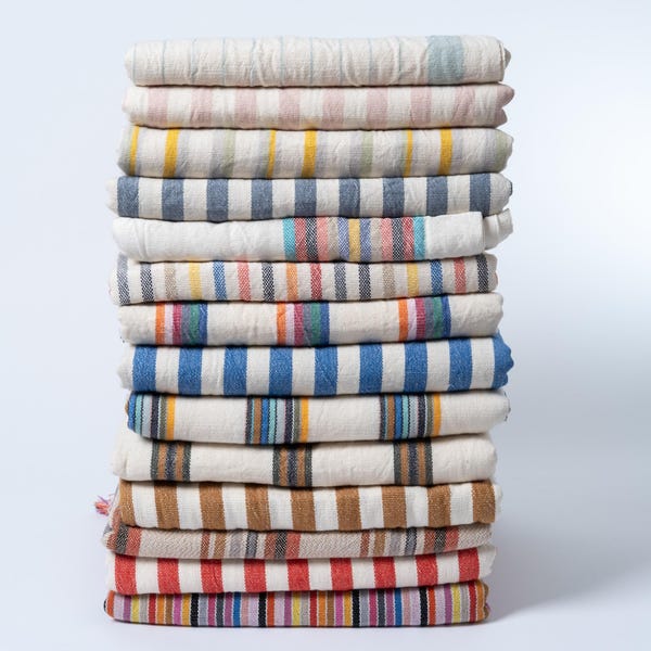 Customize Turkish Towel Set, Linen Cotton Bath Towel, Boho Fouta Sarong, Striped Picnic Throw, Lightweight Beach Towel, Turkish Blanket